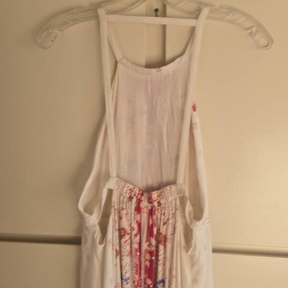 FreePeople Caught in the Moment Maxi Dress, Ivory/ Pink/Prpl Floral, NWOT, SZ.2 - Picture 7 of 10